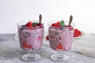 Pudingas su chia sėklomis