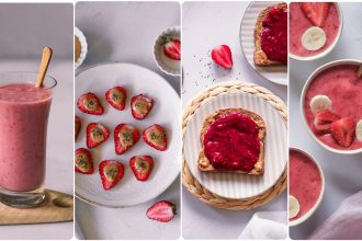 Desertai su braškėmis