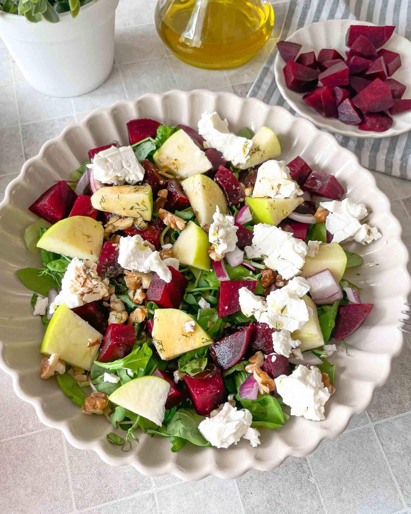 Burokėlių salotos su feta