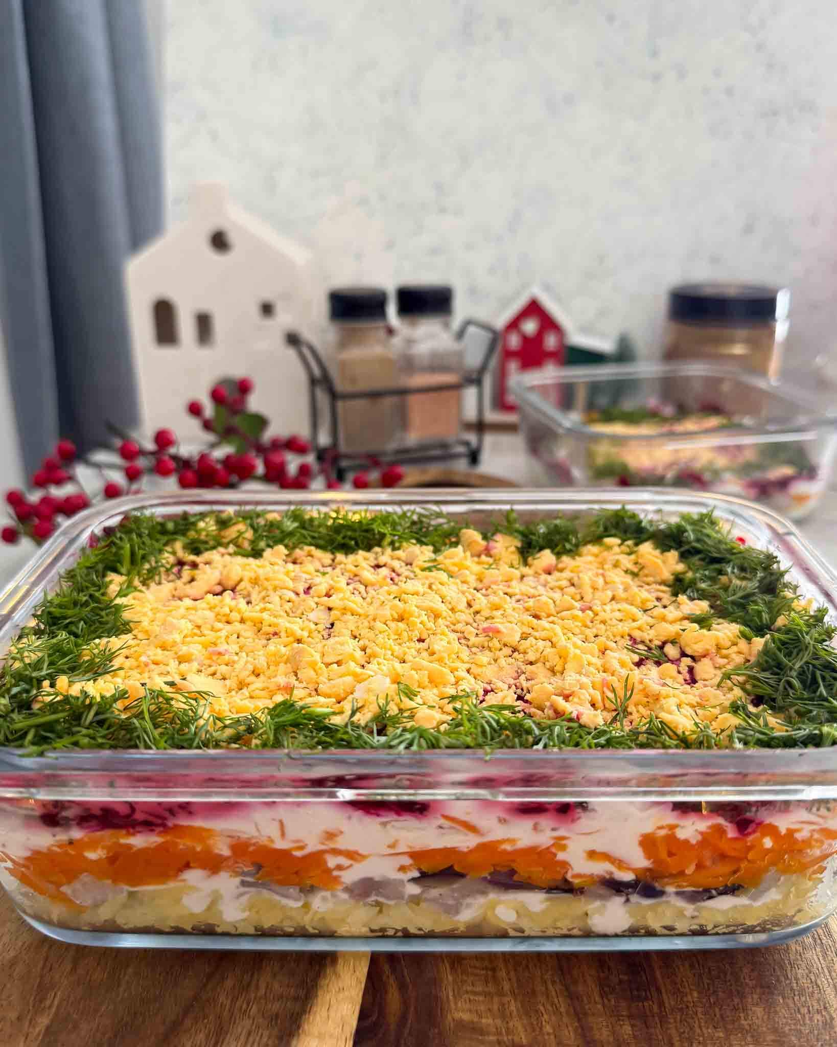 Silkė pataluose su burokėliais